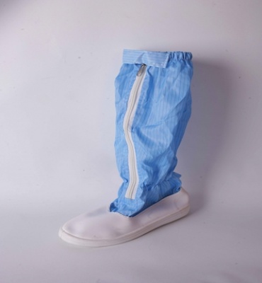 Giầy phòng sạch cao cổ mầu xanh
