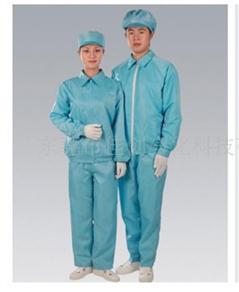 Quần áo phòng sạch rời quần màu xanh