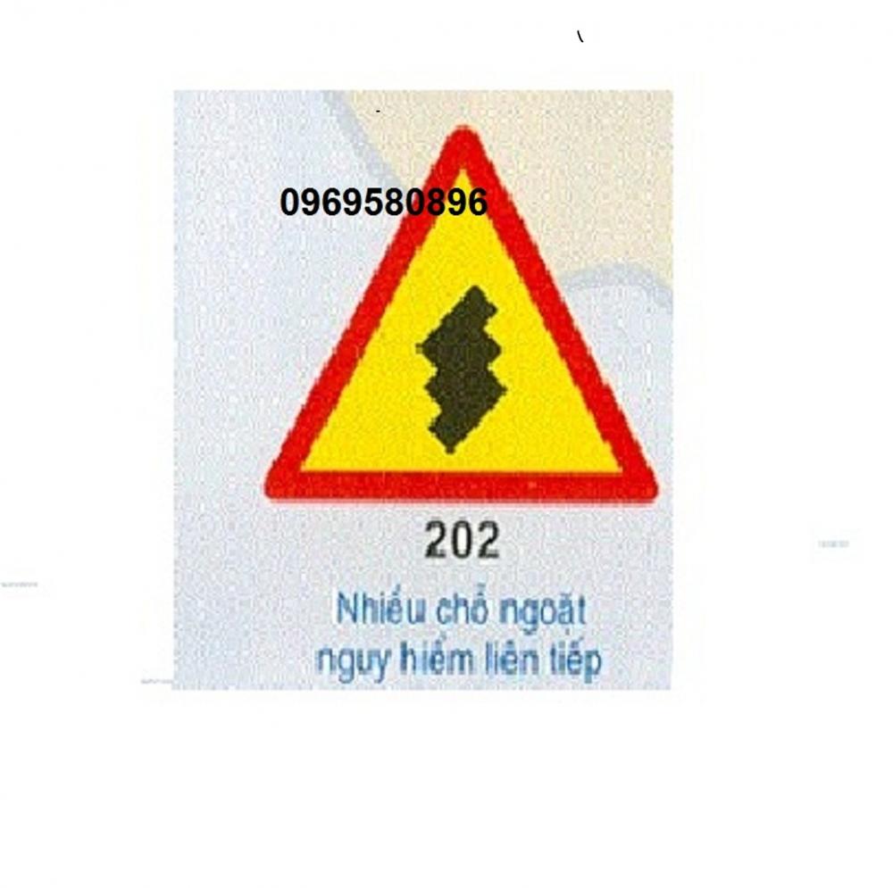 Biển báo công trường   nhiều chỗ ngoặt nguy hiểm 