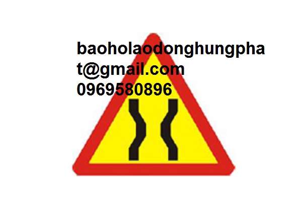 Biển báo  phía trước sắp đến cầu hẹp nguy hiểm  giá siêu...