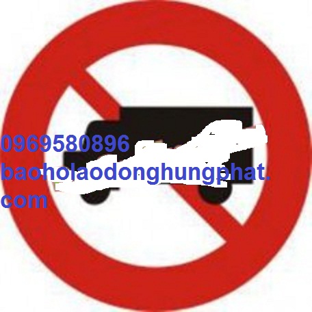 Biển báo giao thông số 106 A  cấm xe tải 