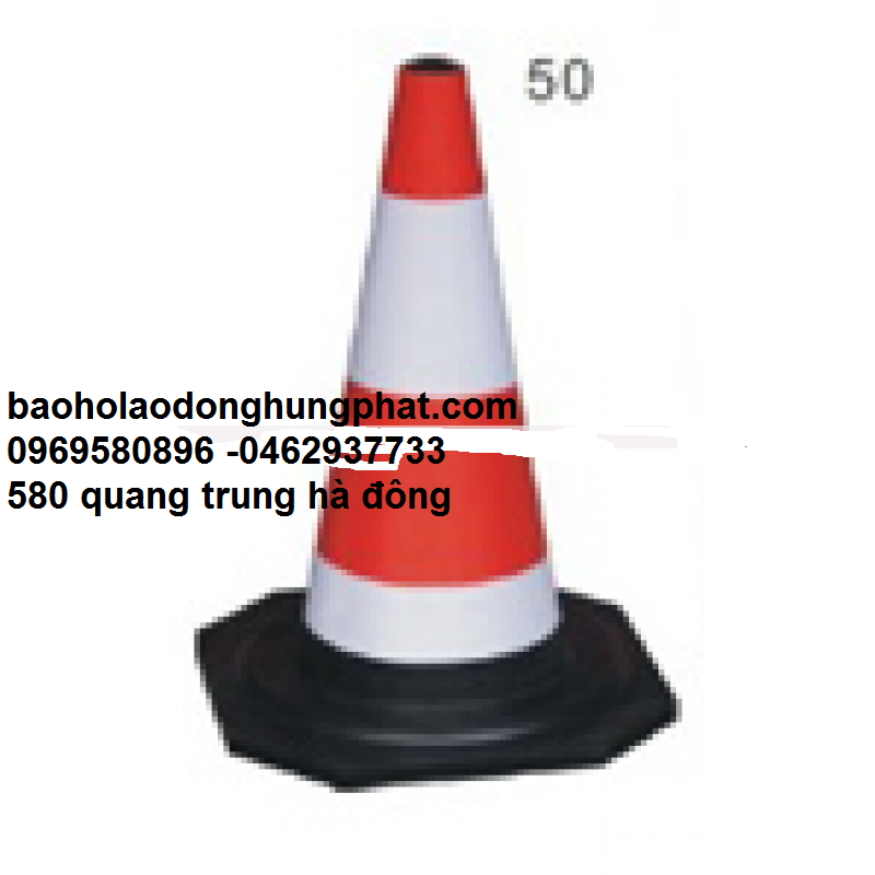 Cọc tiêu cao su , chiều cao 50 cm cân nặng 1,1 kg  
