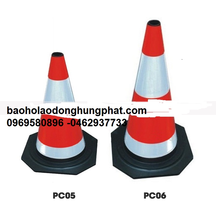 Cọc Tiêu Cao Su dài 65 cm nặng 1,5kg Gía cạnh tranh 