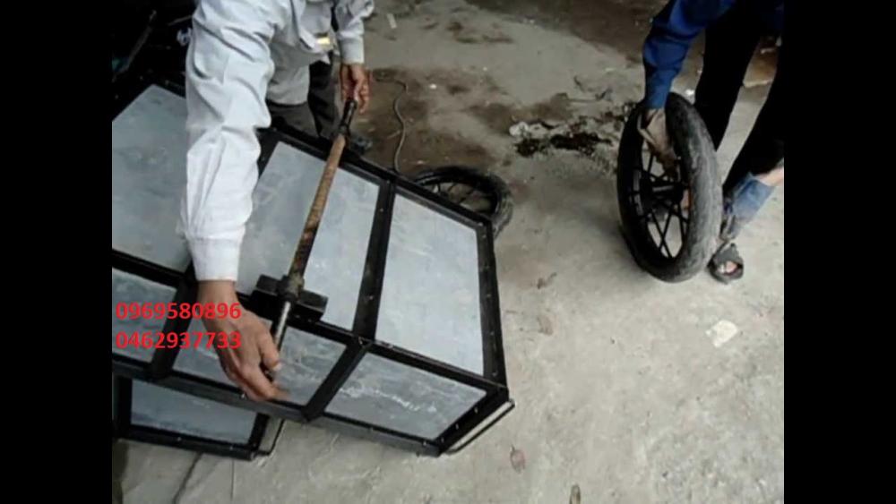 Xe cải tiến chuyên trở vật liệu xây dựng 