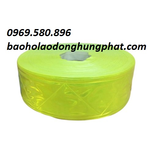 Dây phản quang nhựa vảy cá xanh 5cm  Gía rẻ tại Hưng Thịnh Phát...