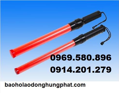 Gậy phân luồng giao thông dài 1 màu, gậy chỉ huy giao thông