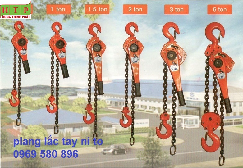Pa lăng xích nitto 2t x5m giá rẻ tại Hưng Thịnh Phát 